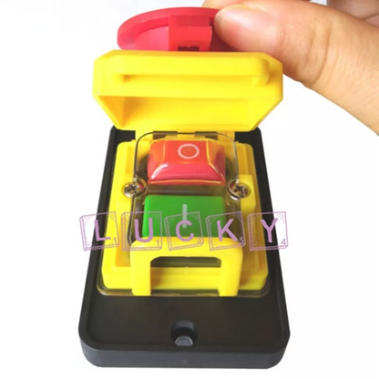 new 1PC FOR KEDU KJD12-14 6-pin overload protection switch button replacement