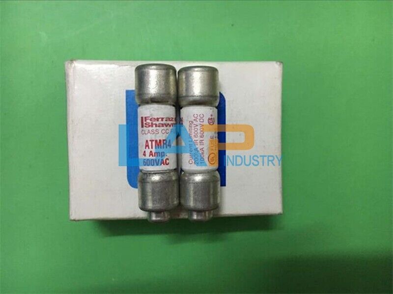 10PCS Ferraz Shawmut ATMR4 4A 600VAC Class-CC Fuses - New - FERRAZ SHAWMUT