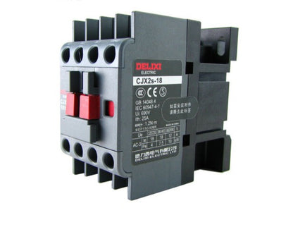 Delixi CJX2s-18 Series 18A, AC Contactor (1NO+1NC,1NO,1NC)   #DEL