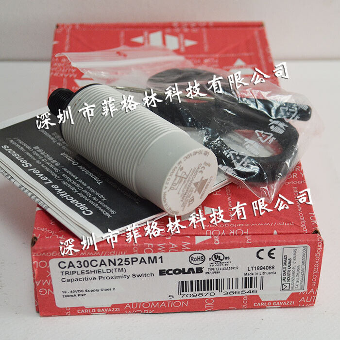 CARLO GAVAZZI CA30CAN25PAM1 PROXIMITY SWITCH SENSOR - CARLO GAVAZZI