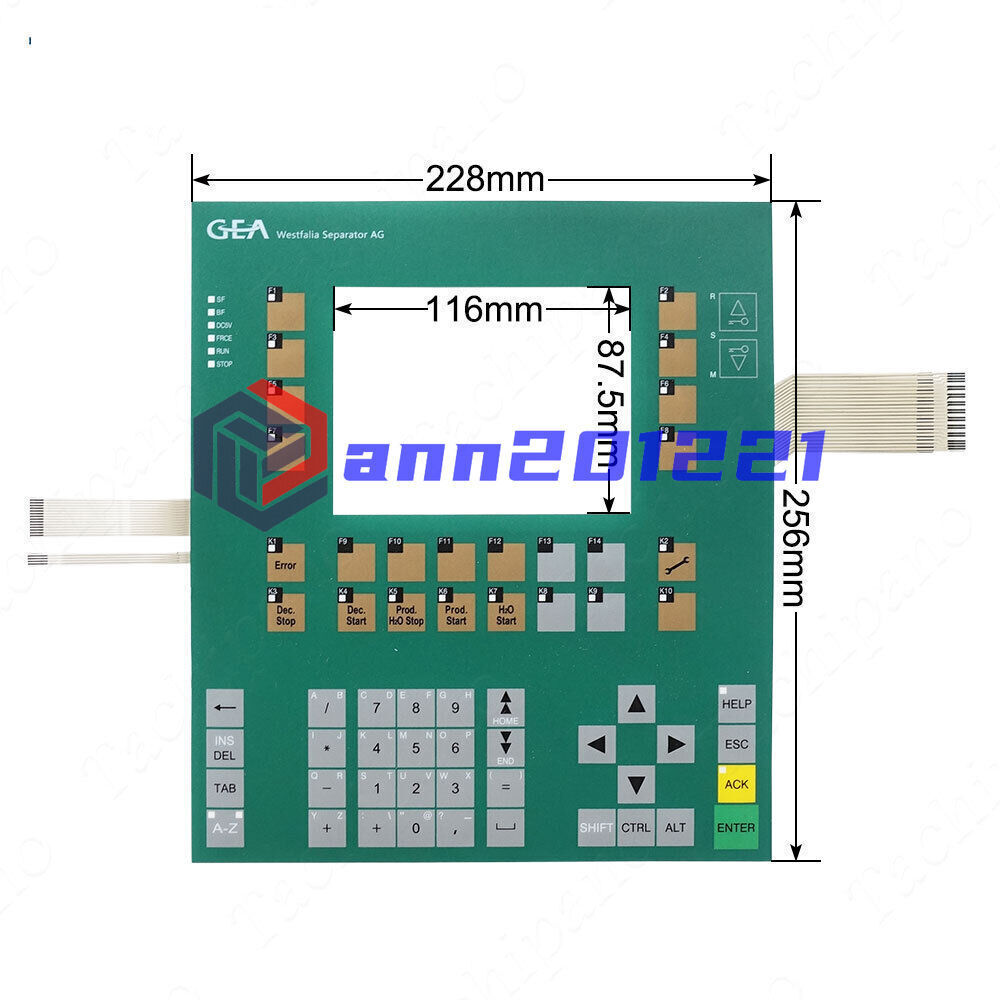 Front Case Cover for 6AG1935-2SB00-4AC0 with Membrane Keypad - PROLIFIC