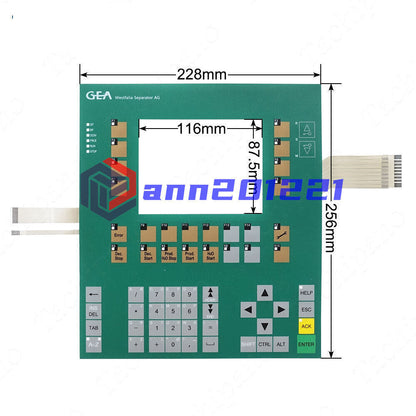 Front Case Cover for 6AG1935-2SB00-4AC0 with Membrane Keypad - PROLIFIC