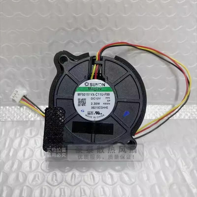 SUNON MF50151VX-C11U-F99 5015 DC12V 2.35W 3-Pin Turbo Cooling Fan