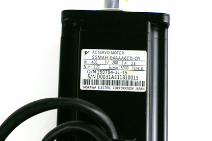 YASKAWA SGMAH-04AAA6CD-OY Servo Motor - YASKAWA