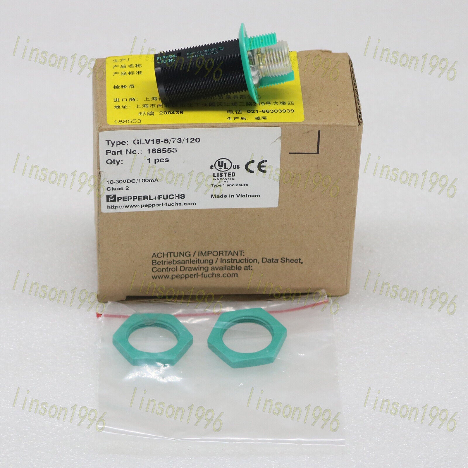 1PC Sensor GLV18-6/73/120 - PEPPERL+FUCHS