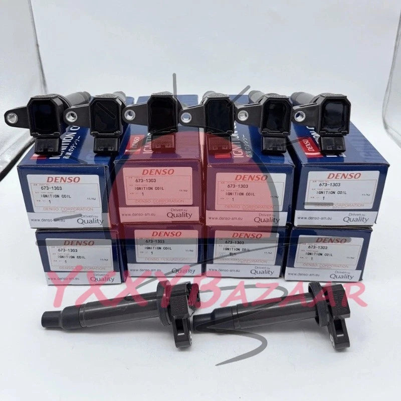 8Pcs 90919-02230 Denso Ignition Coils Denso for Tundra 4.7L V8 673-1303
