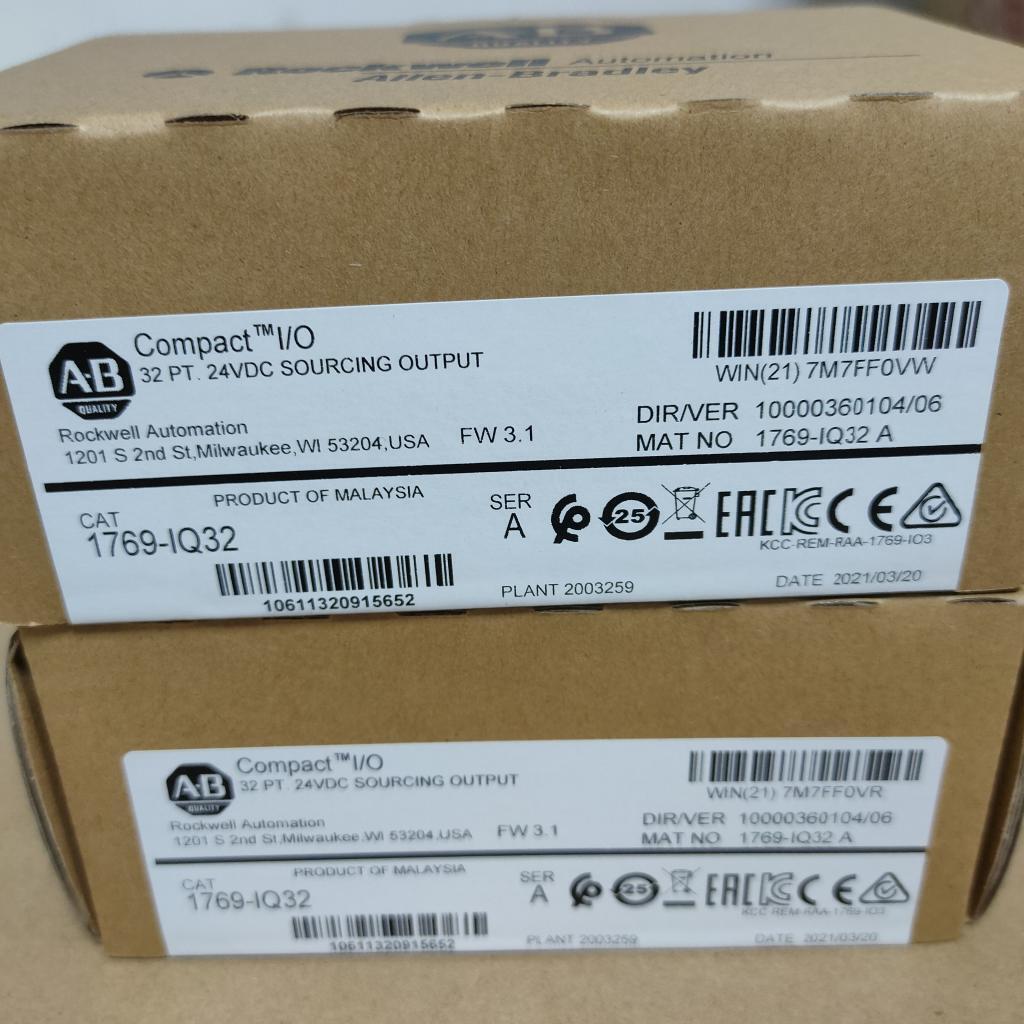Allen Bradley 1769-IQ32 24V DC CompactLogix Input Module SER - ALLEN BRADLEY