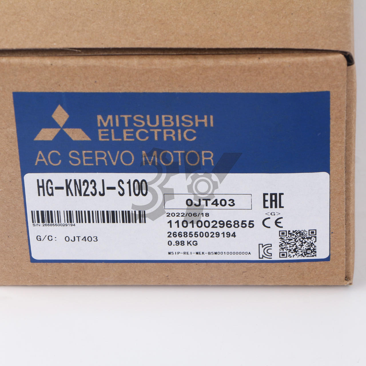 new 1PC Mitsubishi HG-KN23J-S100 AC Servo Motor HG-KN23J-S10 - MITSUBISHI