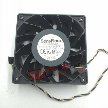 SENSFLOW FFC1248CE -S11M 12038 48V 0.75A 5-Wire Chassis Server Cooling Fan