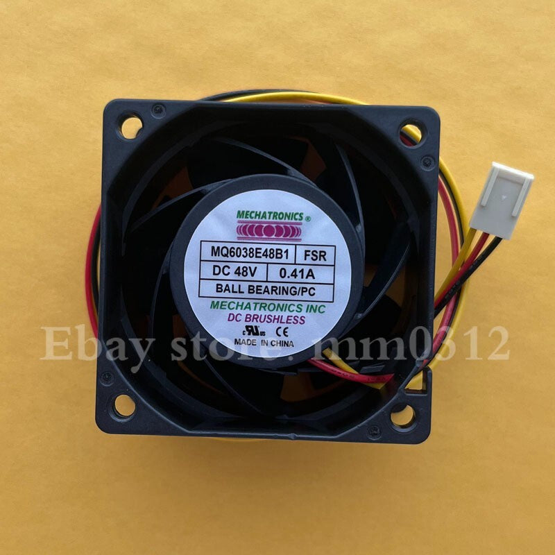 1PCS MQ6038E48B1 FSR 6038 DC48V 0.41A 6CM 3-Wire Violent Cooling Fan