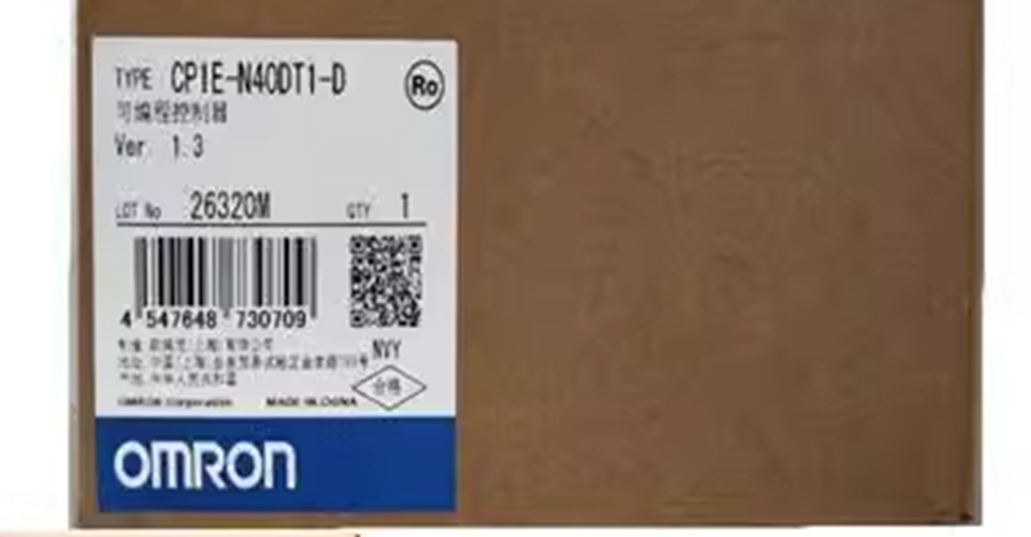 OMRON CP1E-N40DT1-D PLC Controller with EPROM 256 KB and IEC 61131-1, 2, 3 support - OMRON