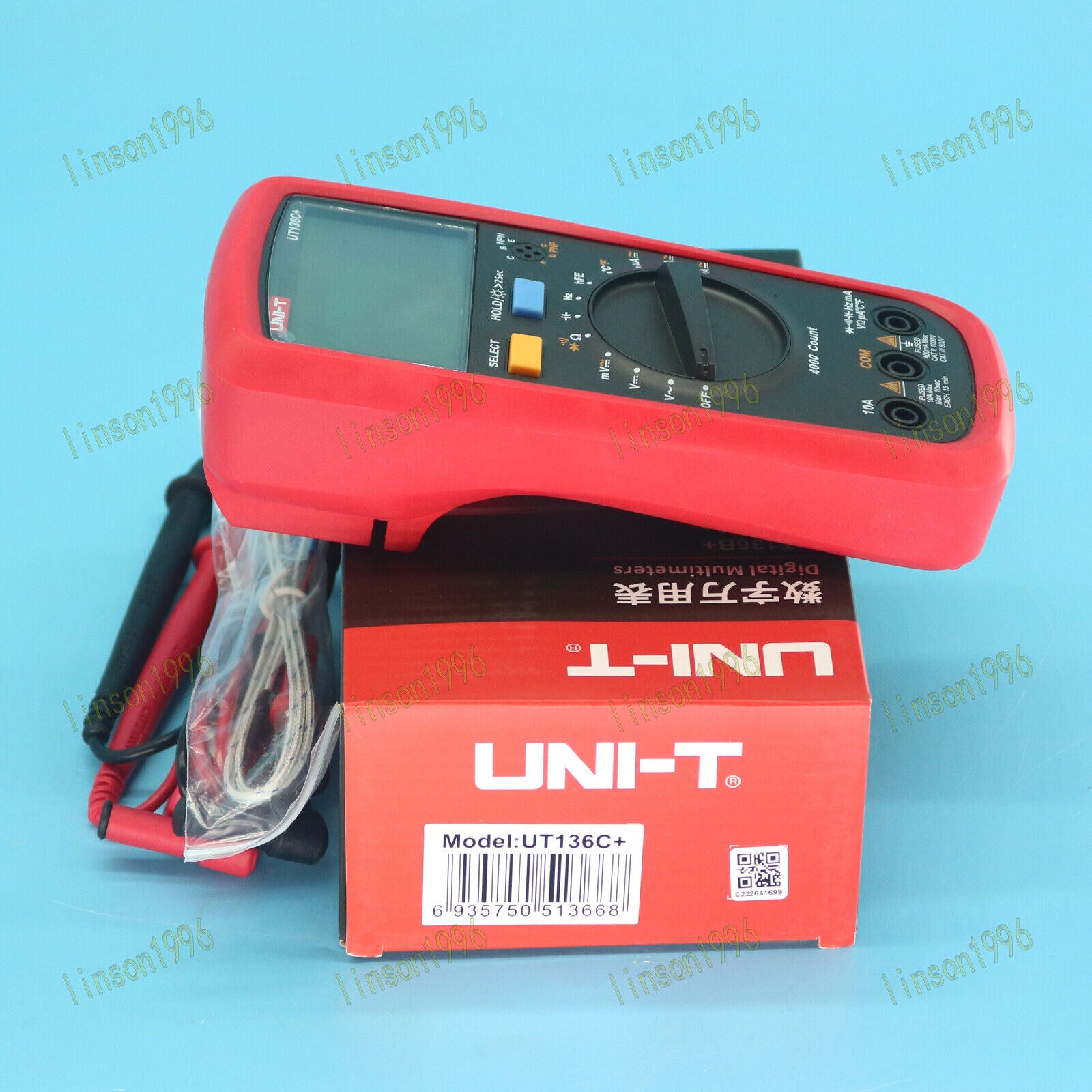 new 1pcs  UNI-T UT136C+ Auto-ranging multimeter In Box UNI-T