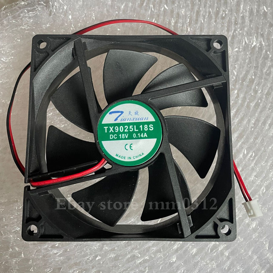 Tianxuan TX9025L18S DC18V 0.14A 9CM 9025 90mm cooling fan 2pin