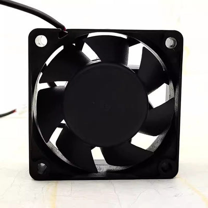 KAKU KA6025-6000D24B DC24V 0.18A 6CM 2-Wire High Airflow Cooling Fan