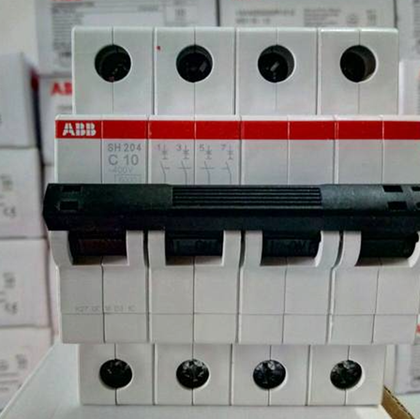 ABB SH204-C10 Circuit Breaker 4P 10A - ABB