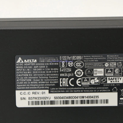1PCS 20V 6A 120W Adapter MSI GF63 Thin 11SC-430CA ADP-120VH D AC Power Charger