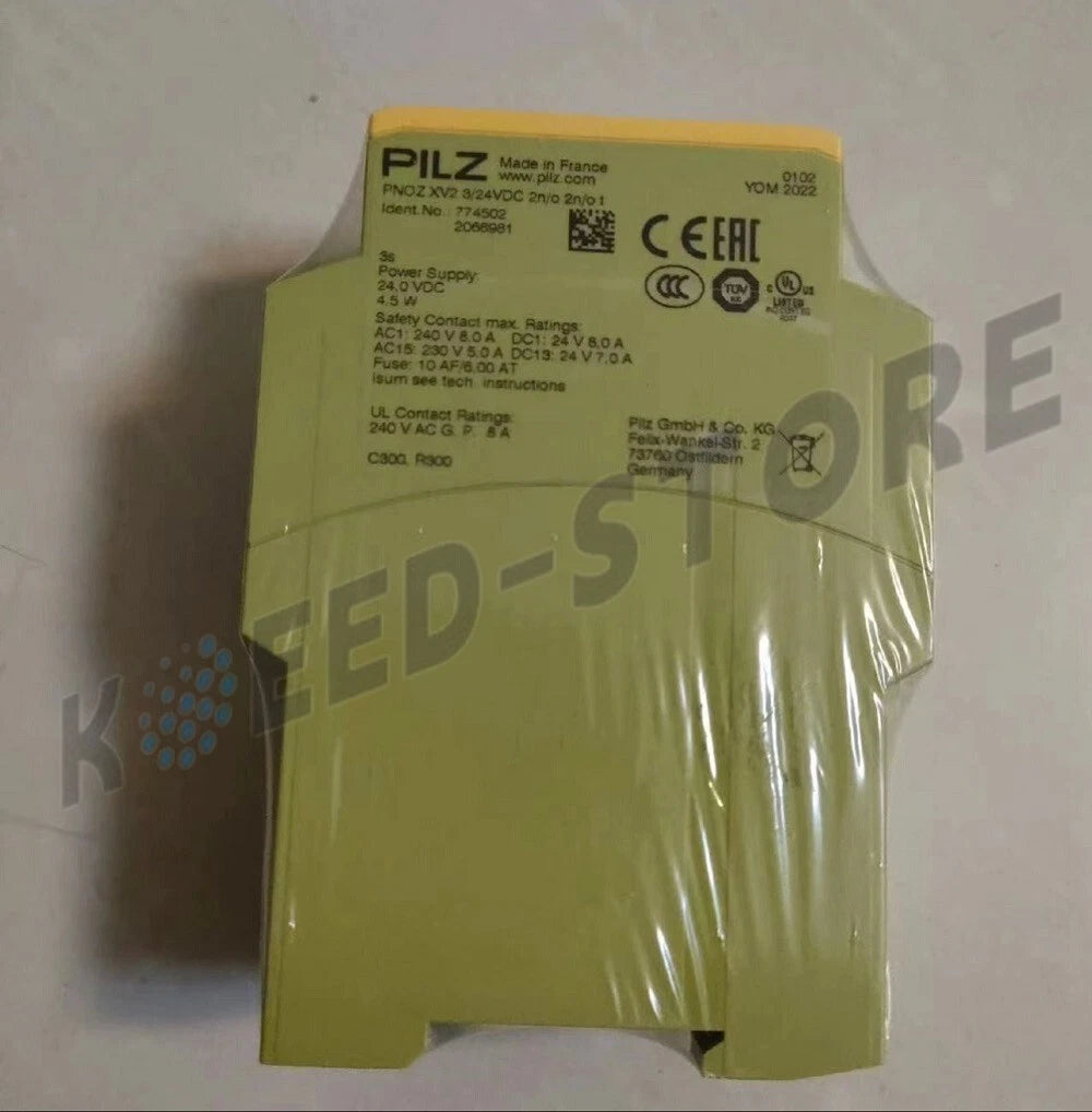 1PCS PILZ 774502 PNOZ XV2 3/24VDC 2n/o 2n/o t Module