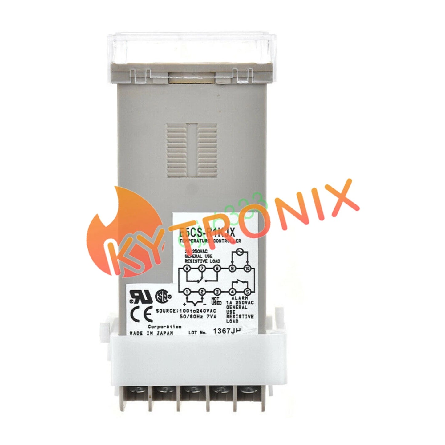 One Omron E5CS-R1KJX Temperature Controller ping
