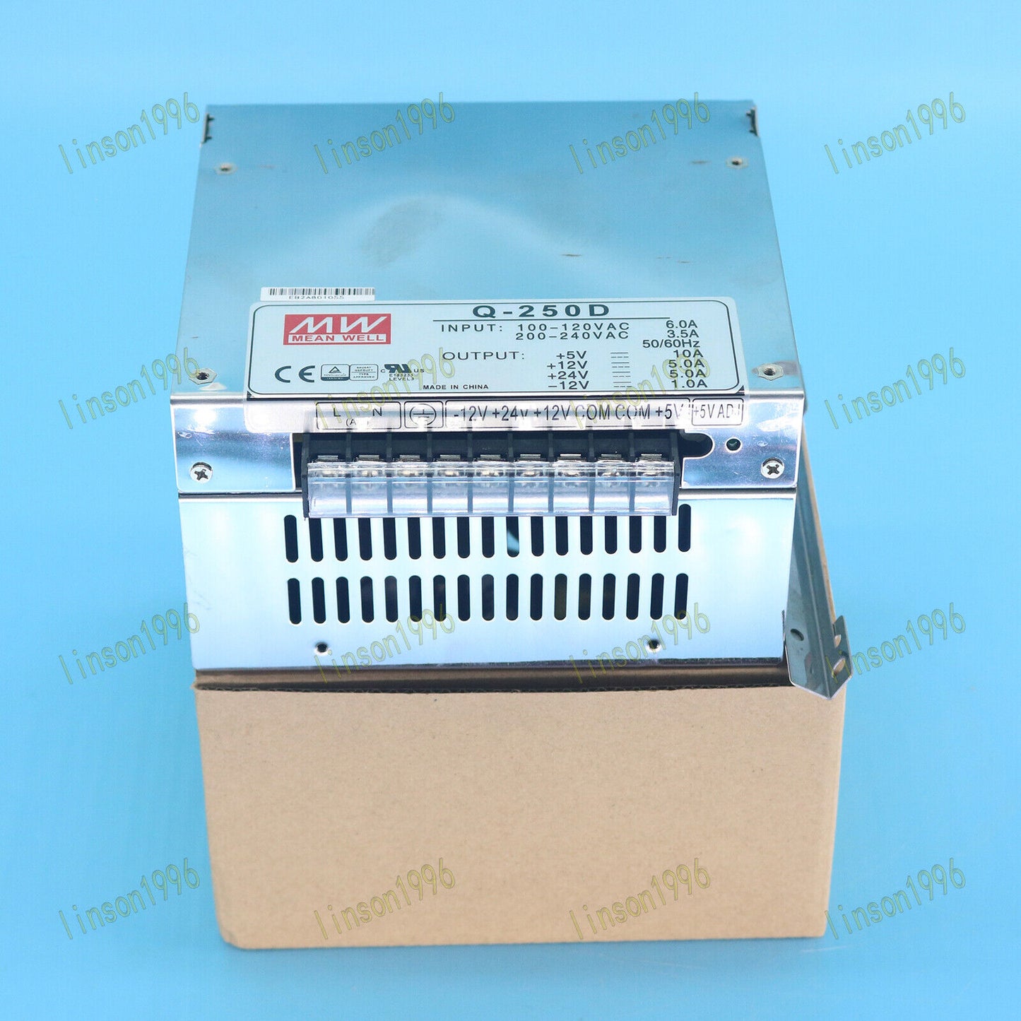 MEANWELL Switching Power Supply Q-250D 100-240V 6.0A 3.5A - MEANWELL