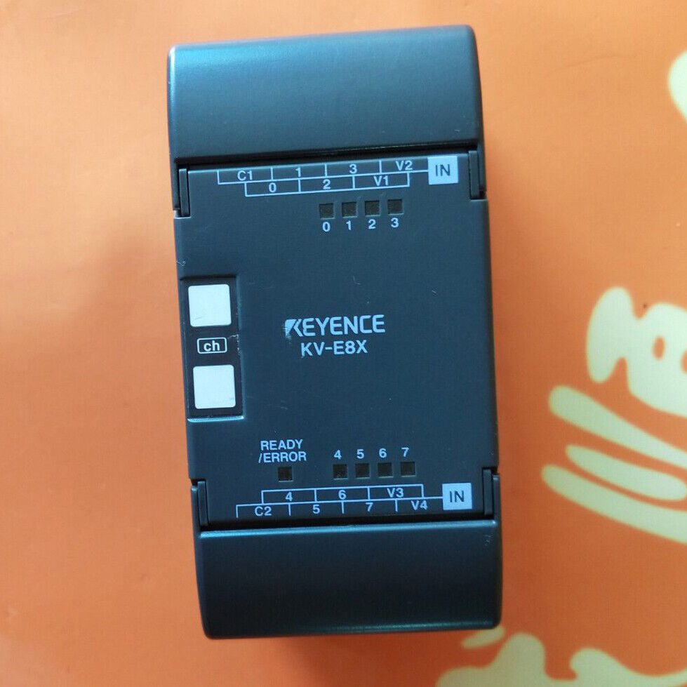 used ONE KEYENCE PLC KV-E8X PLC programmable controller - ONE KEYENCE PLC