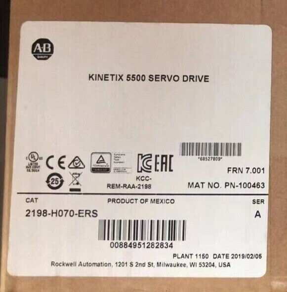 Allen Bradley 2198-H070 Kinetix 5500 Servo Drive - ALLEN BRADLEY