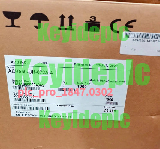 1PCS ABB ACH550-UH-072A-4 Variable Frequency Drive Fast shipment #k