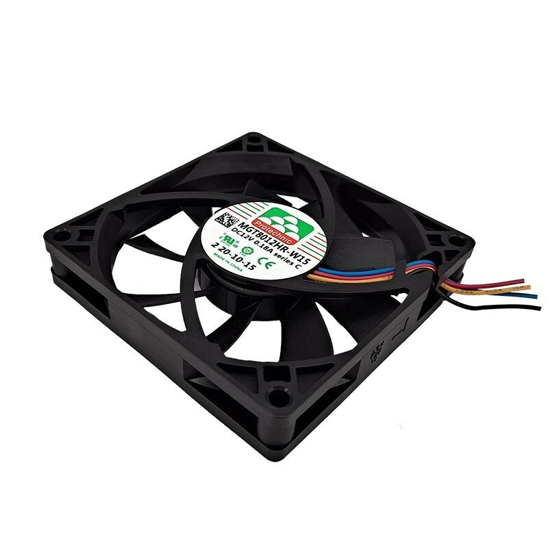 Protechnic MGT8012HR-W15 DC12V 0.18A 8015 4-Wire DC Cooling Fan