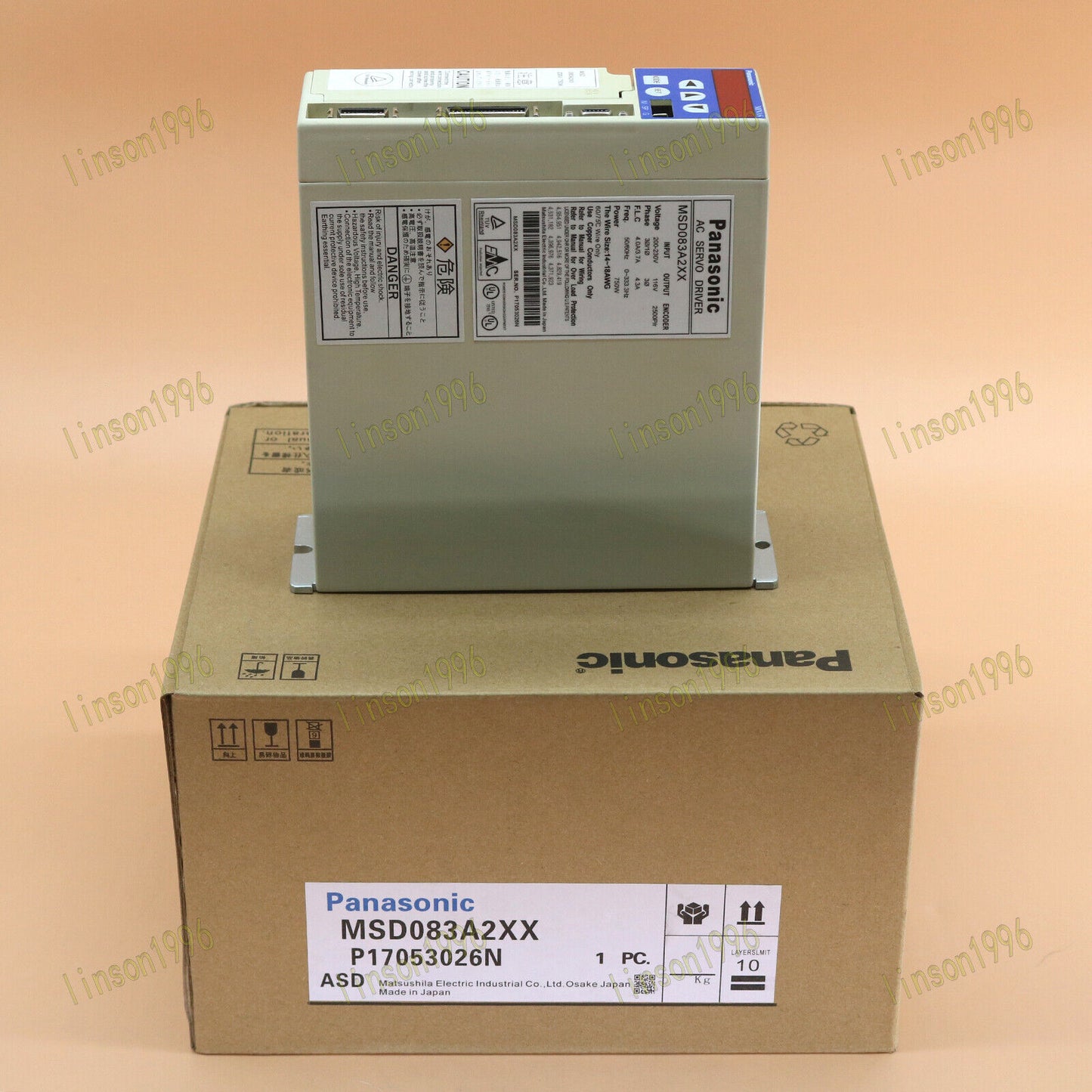 Panasonic Servo Driver MSD083A2XX - PANASONIC