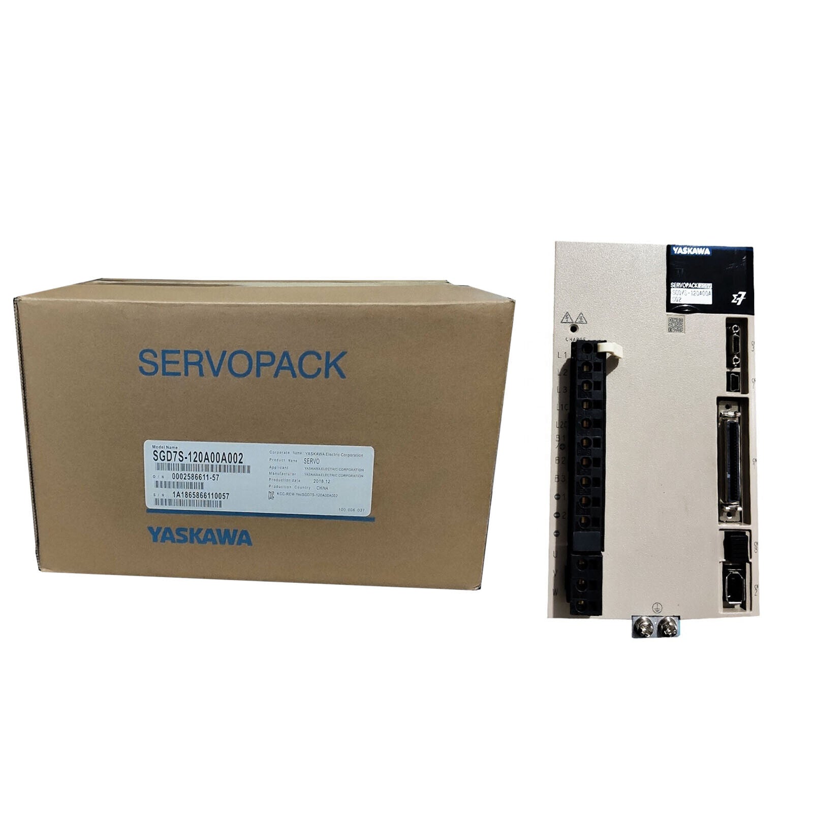Yaskawa YSGD7S-120A Servo Motor Drive - YASKAWA