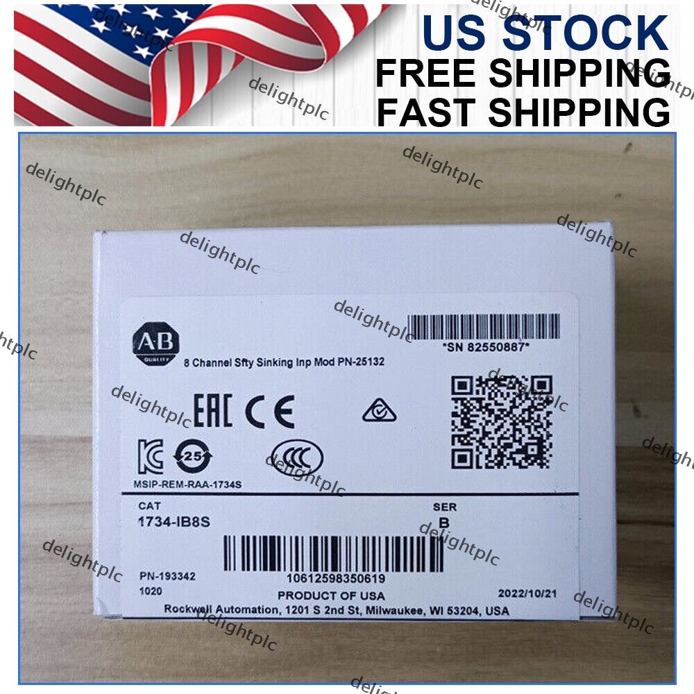 Allen-Bradley 1734-IB8S Digital Sink Safety Input Module - ALLEN-BRADLEY