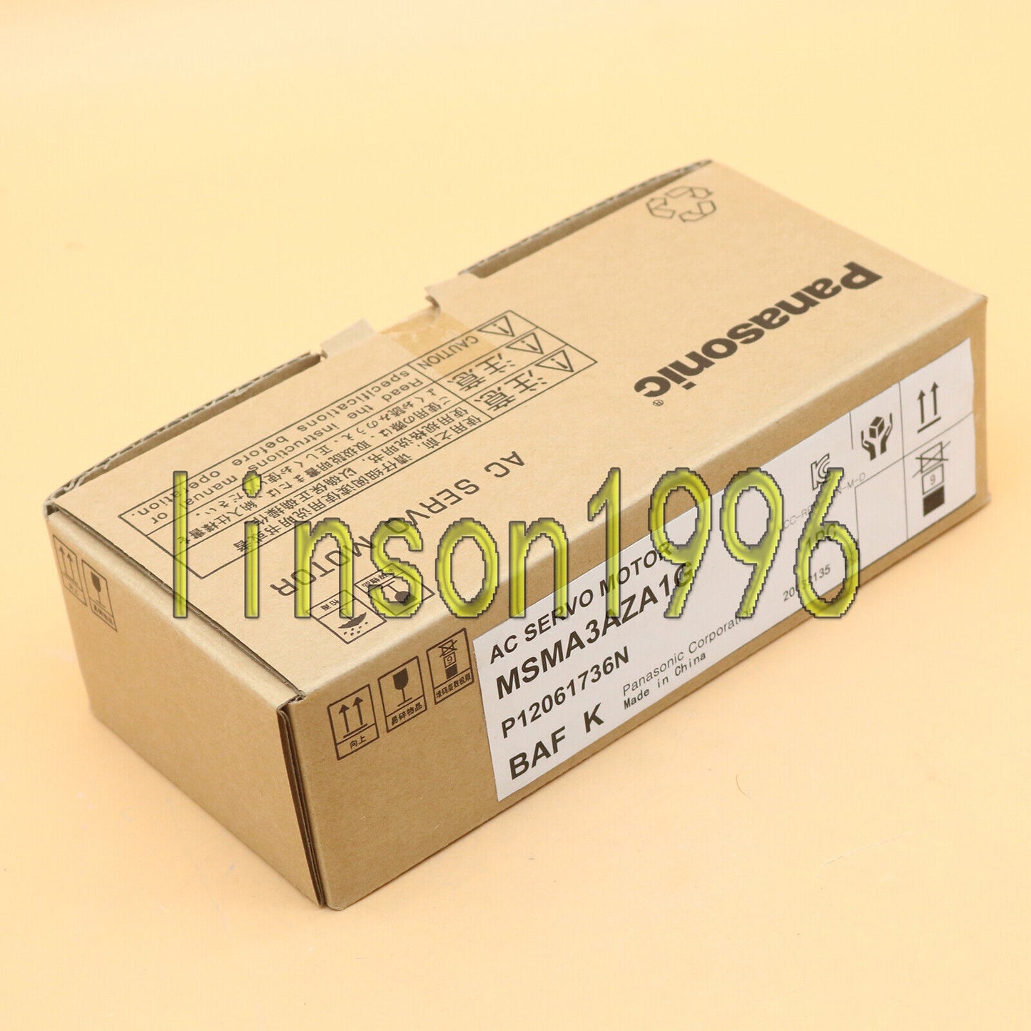Panasonic MSMA3AZA1G AC Servo Motor 1-Year Warranty - PANASONIC