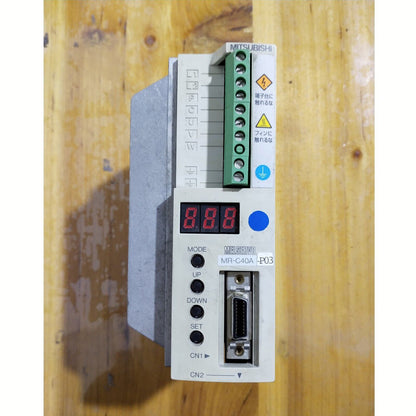 Used Mitsubishi Servo Driver MR-C40A-P03: Tested and in Excellent Condition - MITSUBISHI