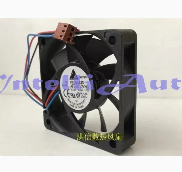 6013 AFB0612VHC-F00 DC12V 0.36A Three wire Cooling Fan