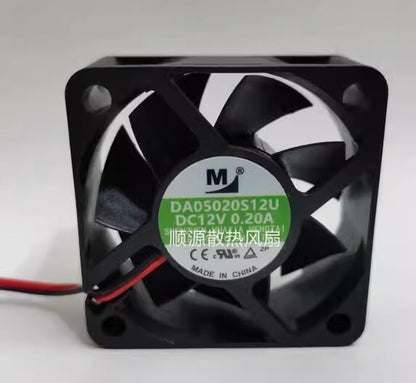 1PCS DA05020S12U DC12V 0.20A 2-Wire Silent Cooling Fan