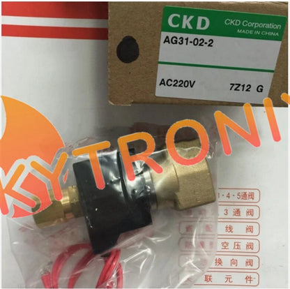 1PCS For CKD pneumatic solenoid valve AG31-02-2-AC220V
