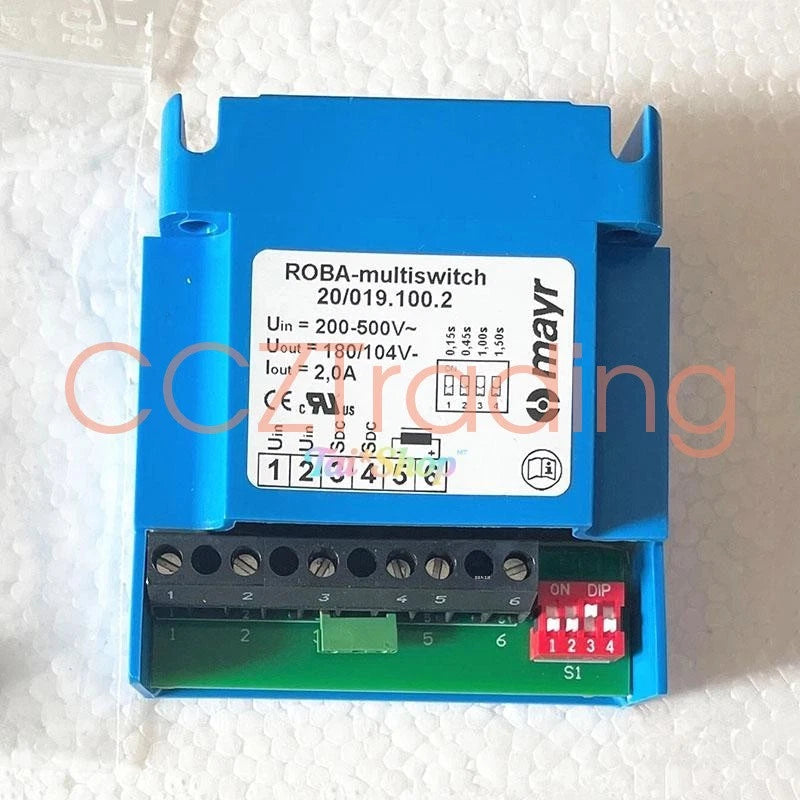 mayr 20/019.100.2 ROBA -multiswitch 2.0A 200-500V~ 8185591 brake rectifier