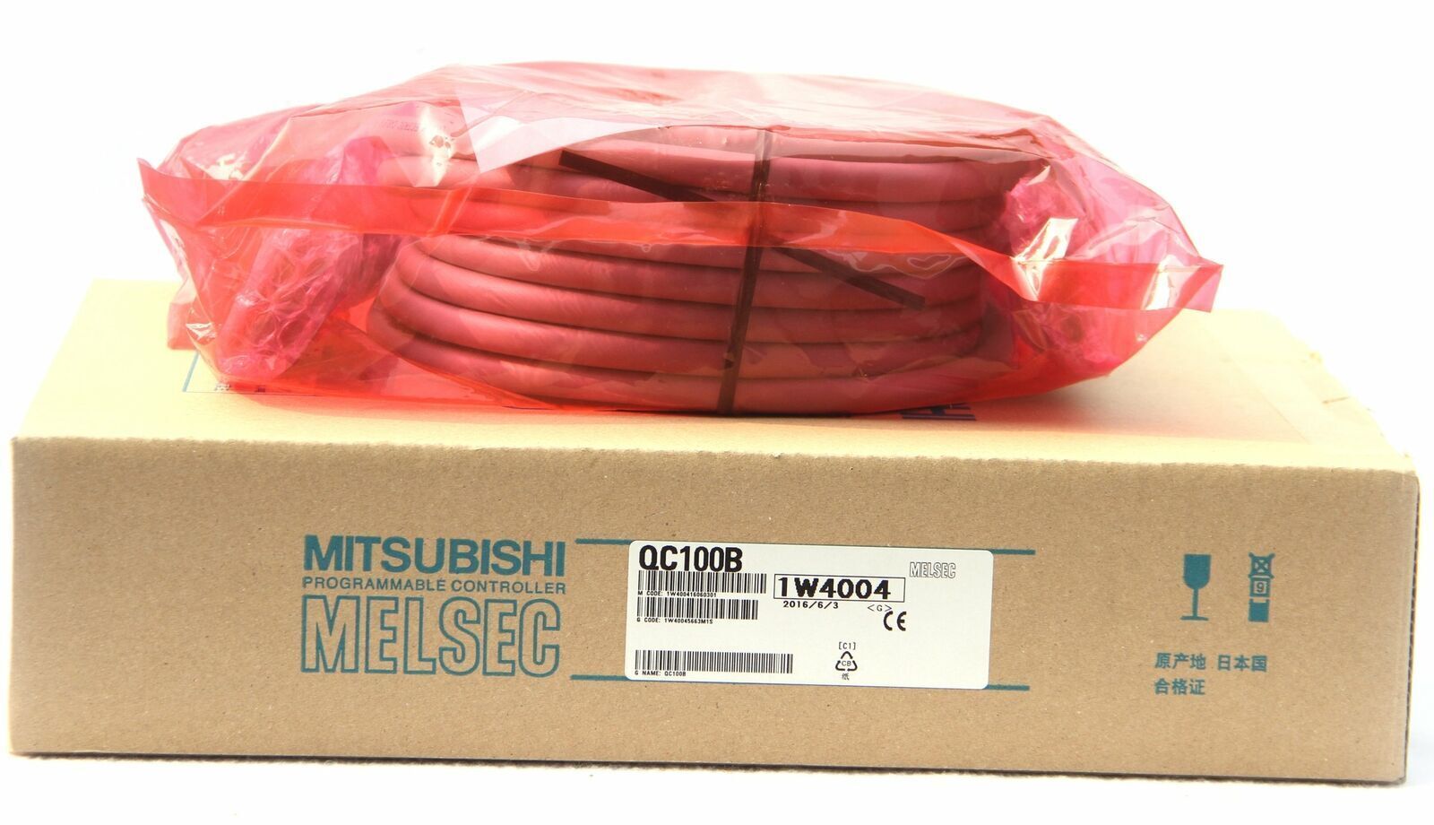 Mitsubishi QC100B 10m PLC Expansion Cable, 1 Year - MITSUBISHI