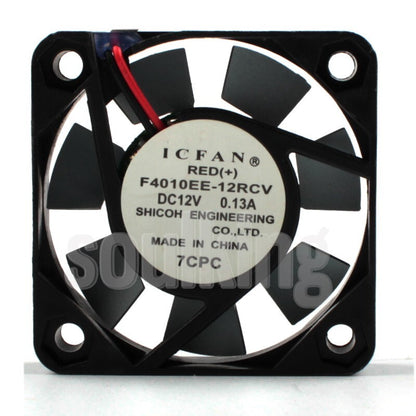 ICFAN F4010EE-12RCV 12V 0.13A 4cm 4010 Miniature Cooling Fan