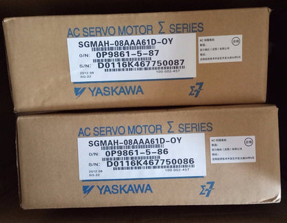 new 1pc Yaskawa AC Servo Motor Sgmah-08aaa61d-0y 1 Year Ship