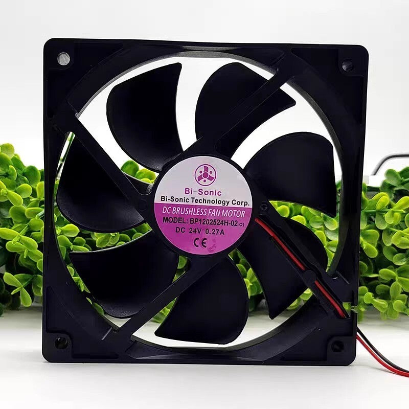 BP1202524H-02 24V 0.27A 120mm Ball Bearing Cooling Fan 2-Wire