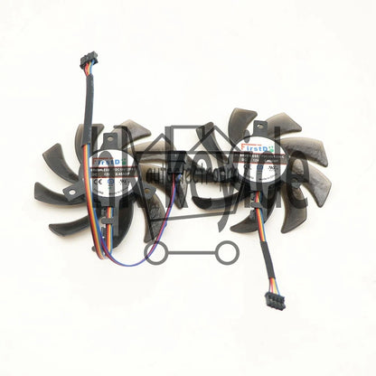 1 set For Sapphire AMD HD7970 HD7950 HD7870 HD7850 Dual-X Fan Replacement 40mm