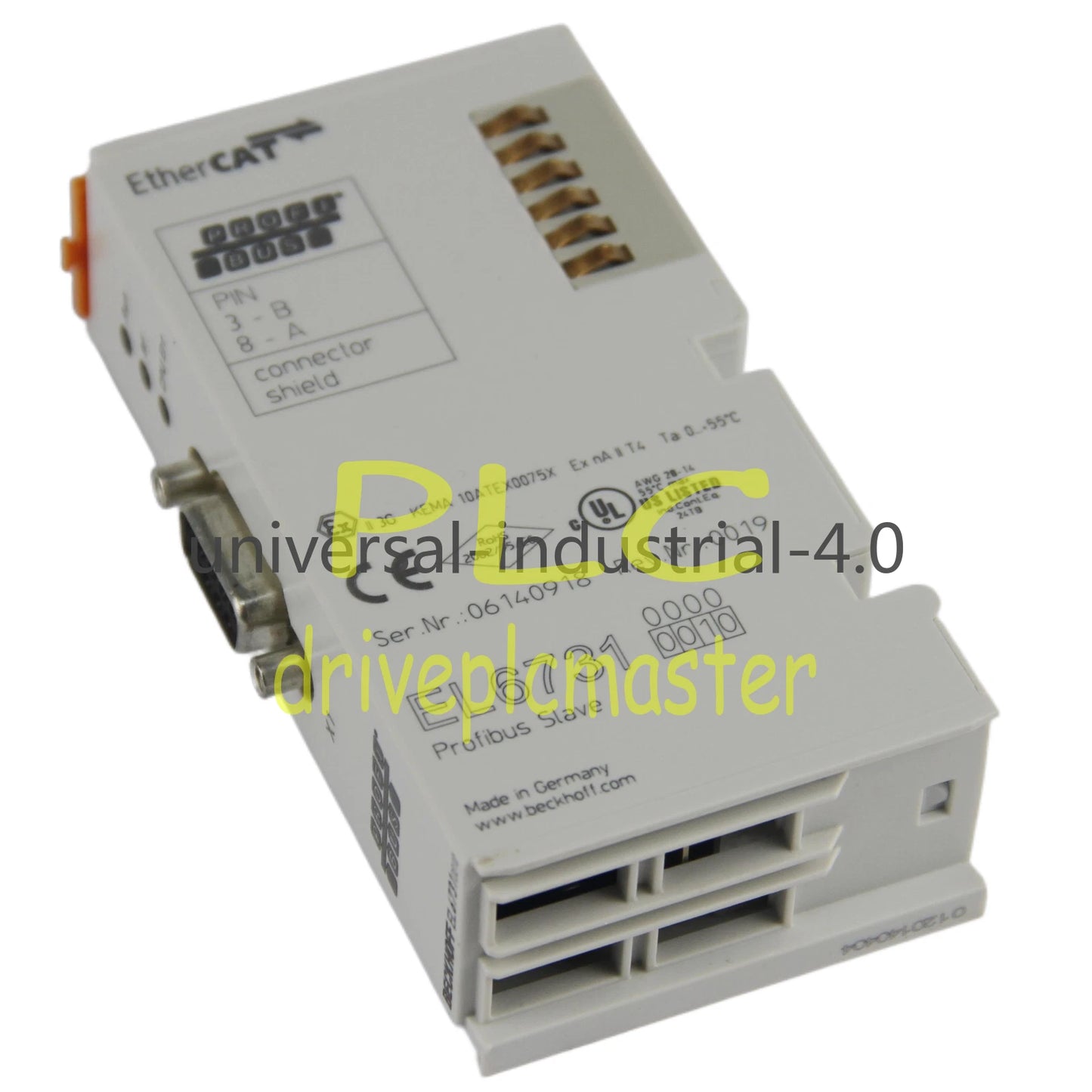 BECKHOFF EL6731-0010 PROFIBUS Master Terminal #dr
