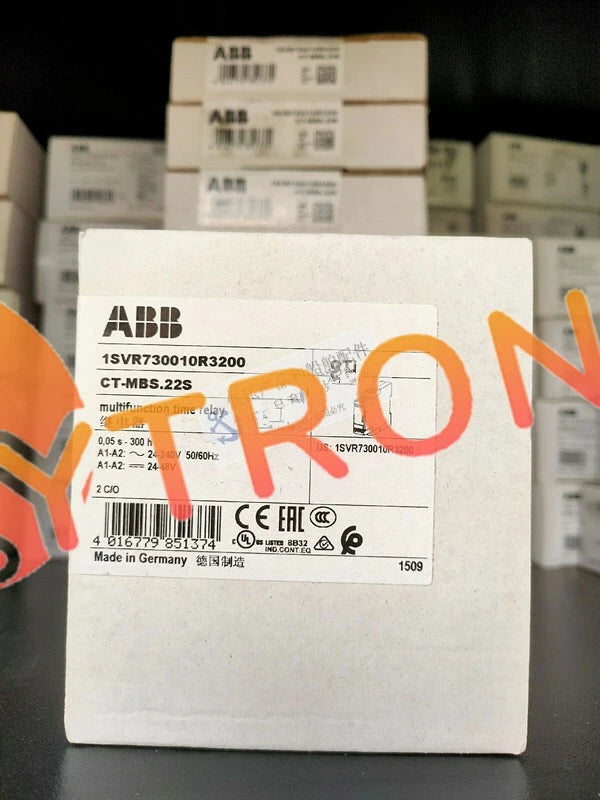 1Pcs ABB ABB time relay CT-MBS.22S voltage 24-240VAC