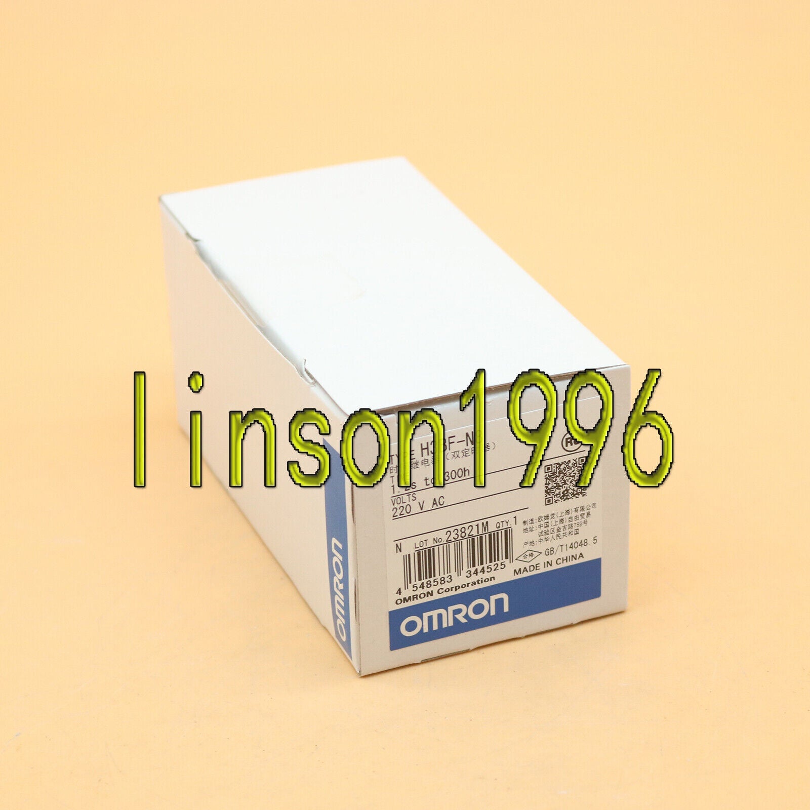 OMRON Relay Dual Timer H3BF-N8 220VAC 1.2s-300h FAST SHIP - OMRON