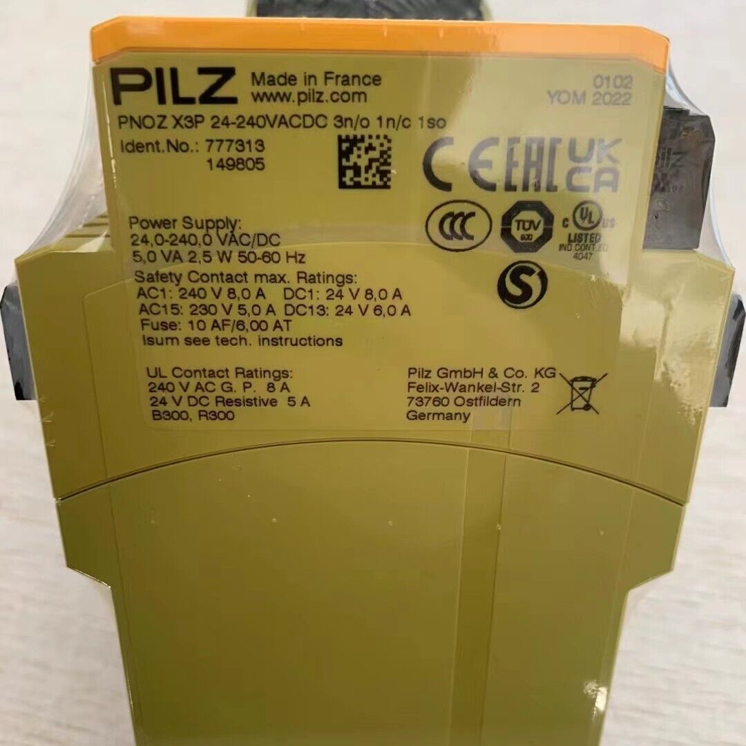 New PILZ 777313 Safety Relay - KOEED