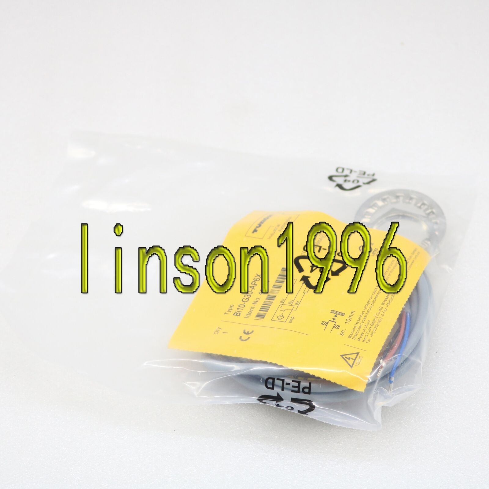 Turck Proximity Sensor BI10-G30-AP6X - TURCK