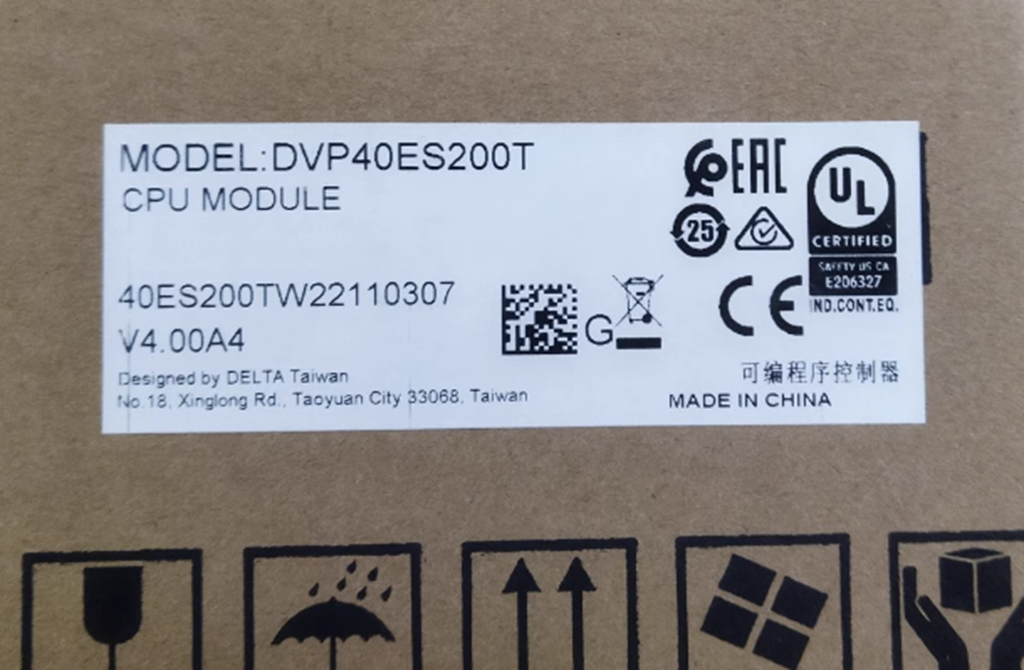 Delta DVP40ES200T PLC 24DI/16DO programmable logic controller AC drive inverter - DELTA