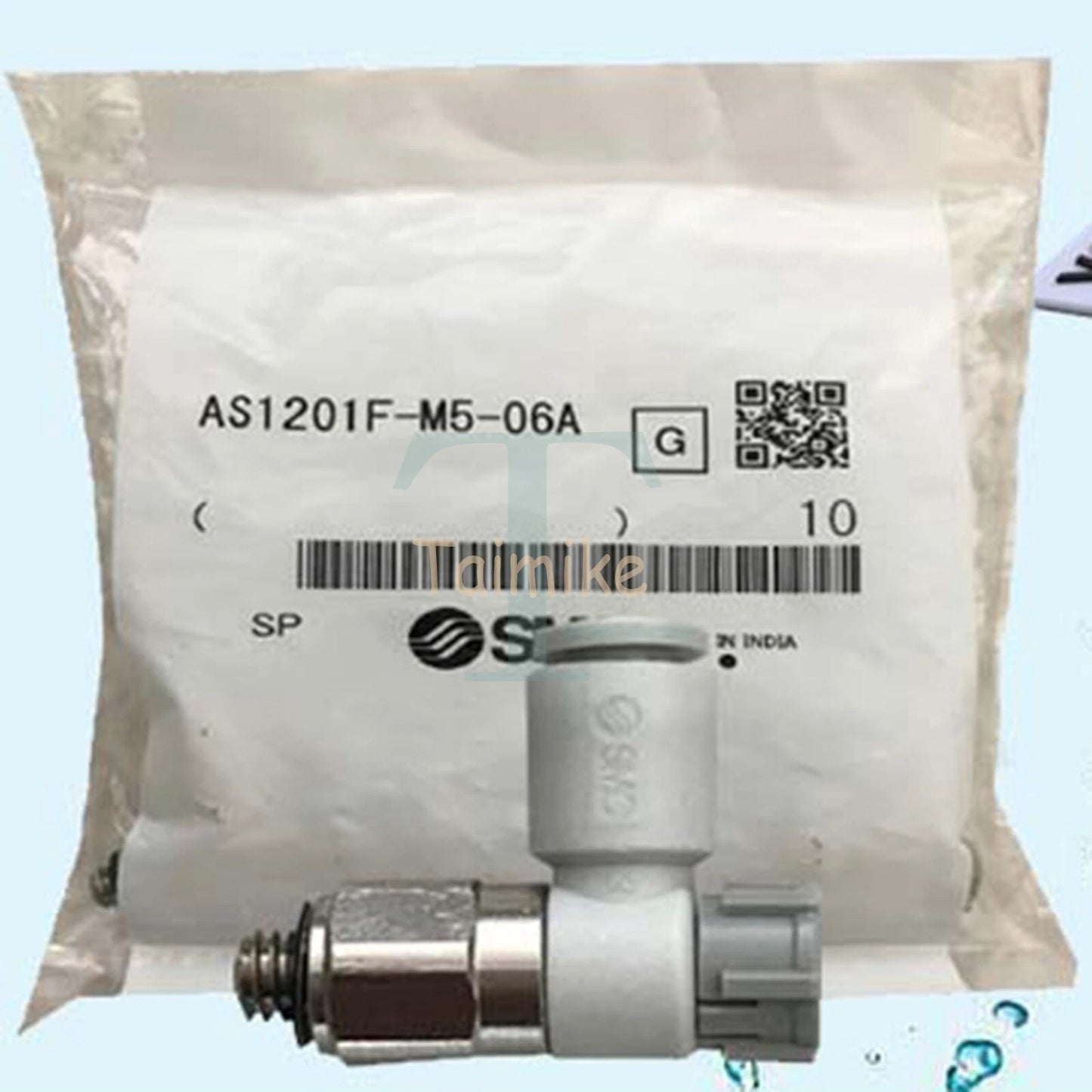 10Pcs SMC AS1201F-M5-06A Speed Control Flow Valve