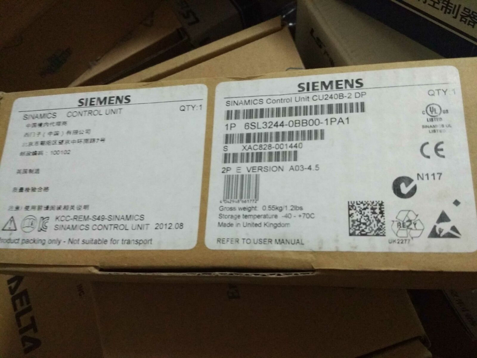 new  Siemens PLC 6SL3244-0BB00-1PA1 6SL3 244-0BB00-1PA1 1 year
