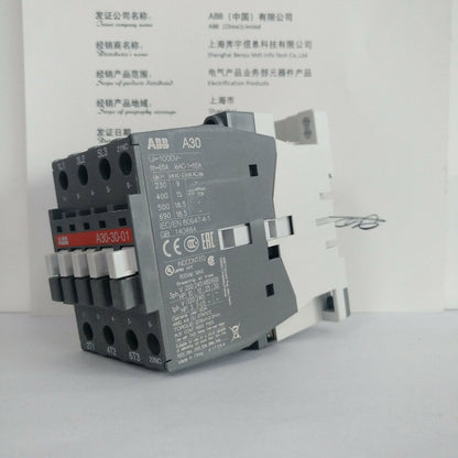 Abb Contactor A30-30-01 AC220V 3-Pole 15KW ONE YEAR - ABB